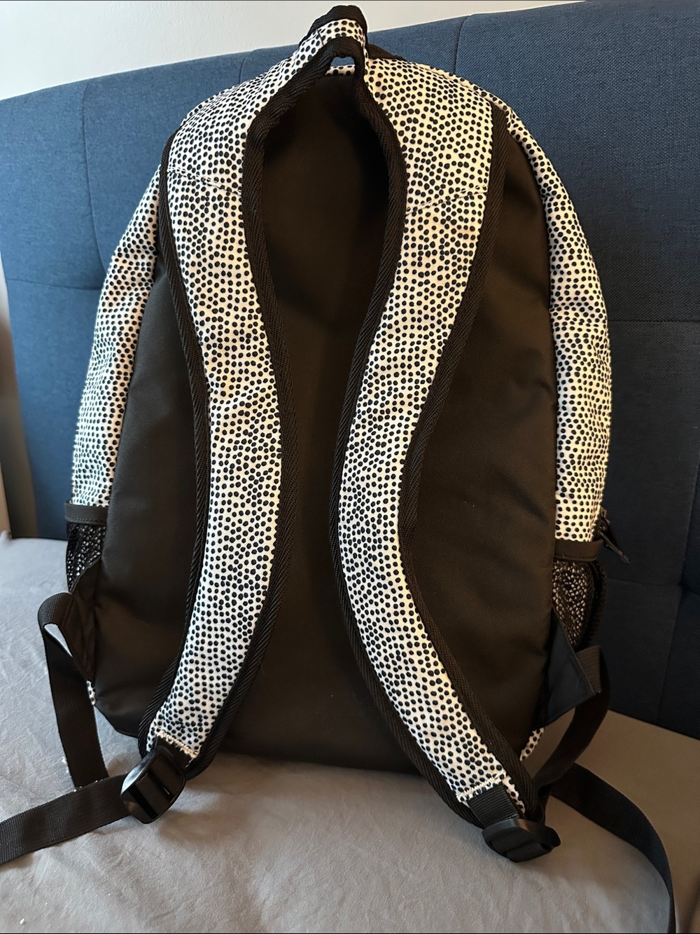 Roxy Black & White Dot Backpack - Picture 2 of 9